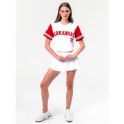 Arkansas Women's The Cropped Baseball Jersey